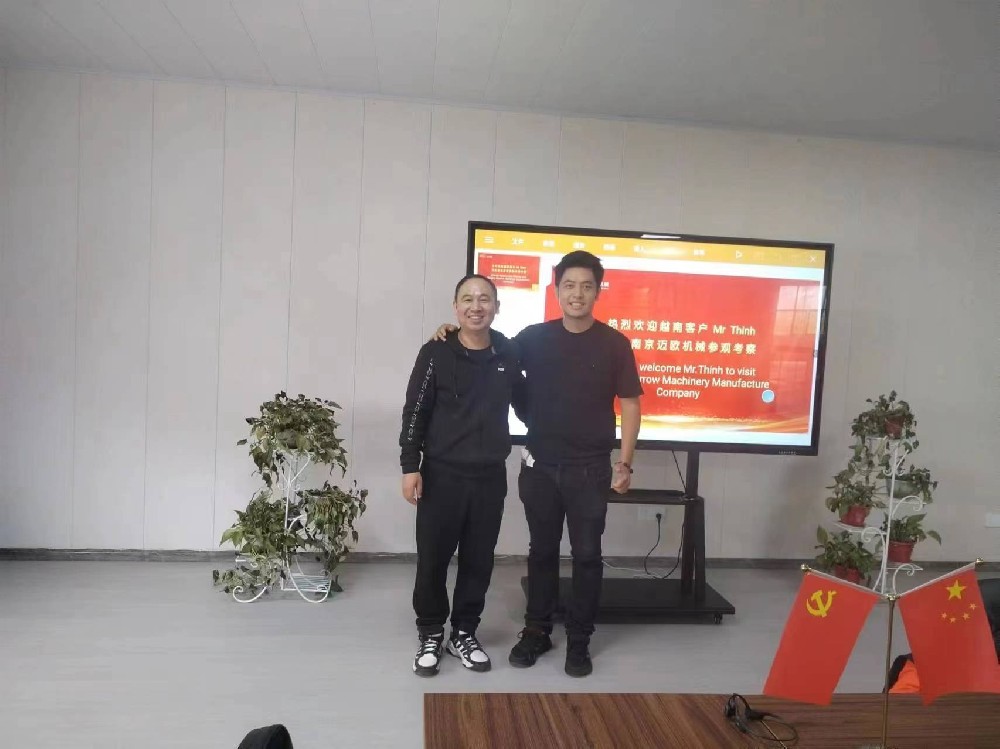 越南、印度客戶來我司參觀考察